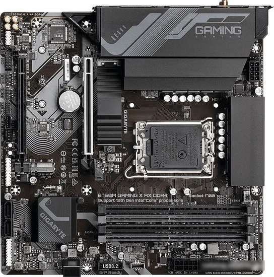 Материнская плата Gigabyte B760M Gaming X AX (rev. 1.x)
