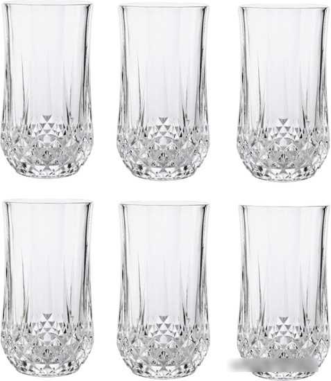 Набор стаканов для воды и напитков Cristal d'Arques Longchamp L9757