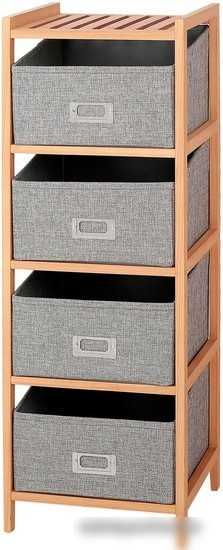 Стеллаж Halmar Reg-10 (натуральный/серый)