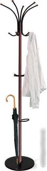 Вешалка для одежды Sheffilton SHT-CR9 903276 (темный орех/мрамор)