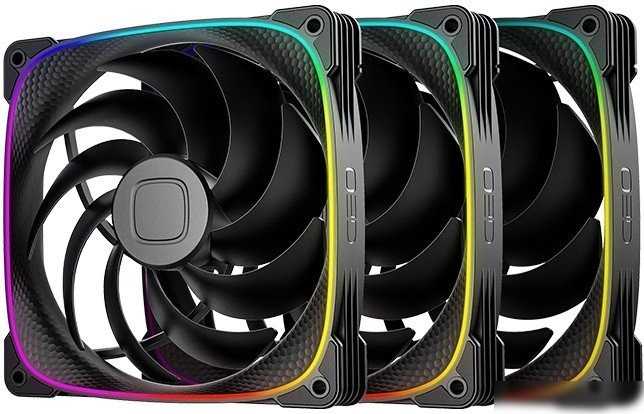 Комплект вентиляторов для корпуса Geometric Future Squama 2503-14 Triple Pack (черный)