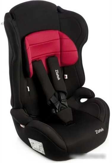 Детское автокресло Zlatek ZL513 (гламур красный)