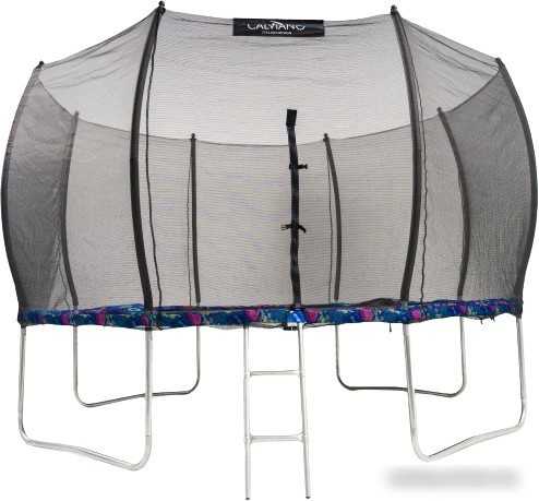 Батут Calviano Outside Master Smile 374 см - 12ft (внешняя сетка, с лестницей)