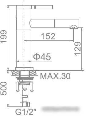 Смеситель Ledeme H52 L1152