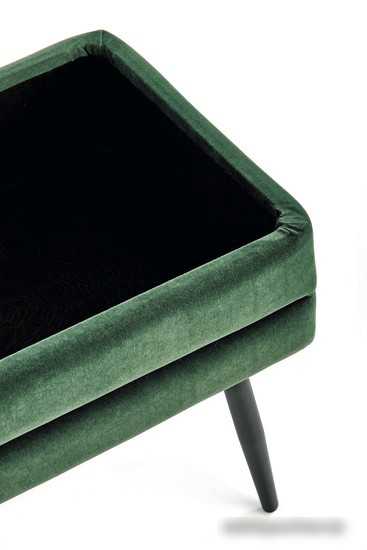 Пуфик Halmar Velva (темно-зеленый/черный)