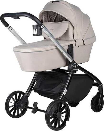 Универсальная коляска Farfello Baby Shell 2023 BBS-003 (3 в 1, кофейный)