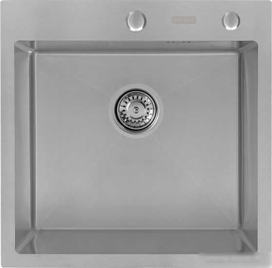 Кухонная мойка ARFEKA ECO AR 500*500 + AR RM 01 + AR DS 11 SATIN