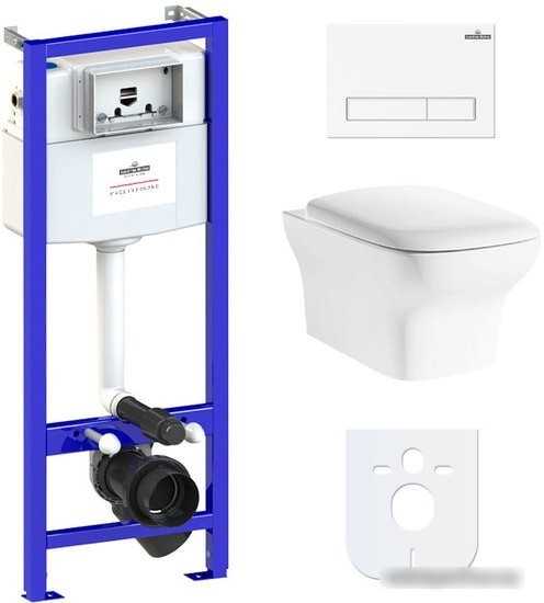 Унитаз Lavinia Boho Relfix Bristol Rimless 6 в 1 77040109