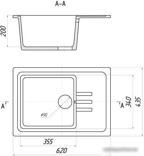 Кухонная мойка Gerhans B15 (терракот)