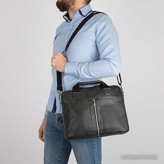 Сумка Poshete 196-1803-40-DGR (серый)