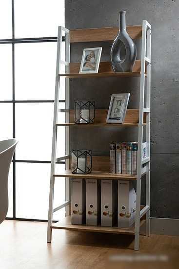 Стеллаж Signal Olsen A (дуб/белый)