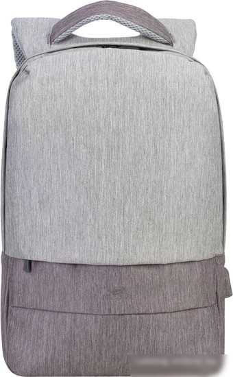 Городской рюкзак Rivacase 7562 (серый/мокко)