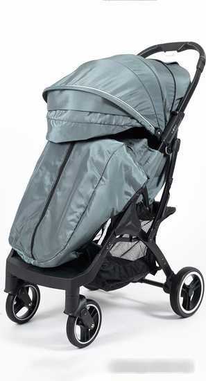 Коляска прогулочная «книга» Nobumi Sigma Муфта черная рама (виридиан)