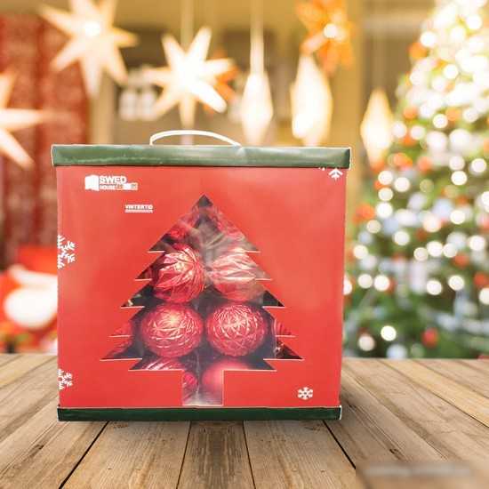 Елочная игрушка Swed House Vintertid 34.56.7651 (красный)