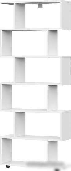 Стеллаж NN мебель Токио змейка 00-00106233 (белый текстурный)