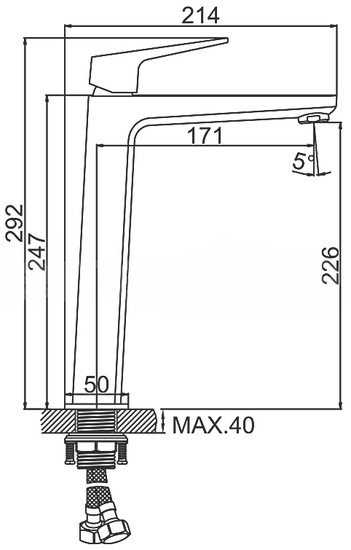 Смеситель Ledeme L1181B