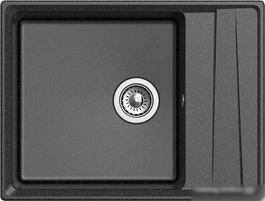 Кухонная мойка GranFest GF-LV-660L (черный)