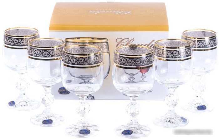 Набор бокалов для вина Bohemia Crystal Claudia 40149/43249/190