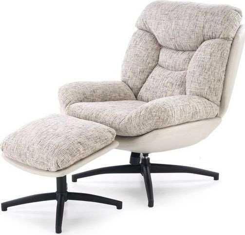 Кресло-глайдер Halmar Kronos (бежевый/разноцветный)