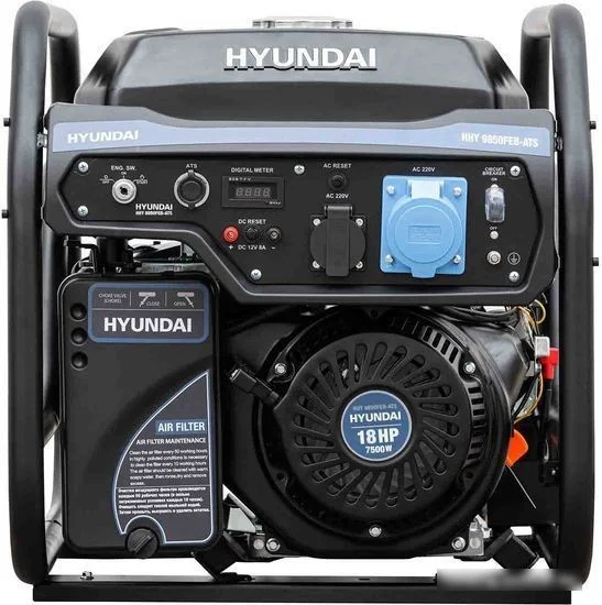 Бензиновый генератор Hyundai HHY 9850FEB-ATS