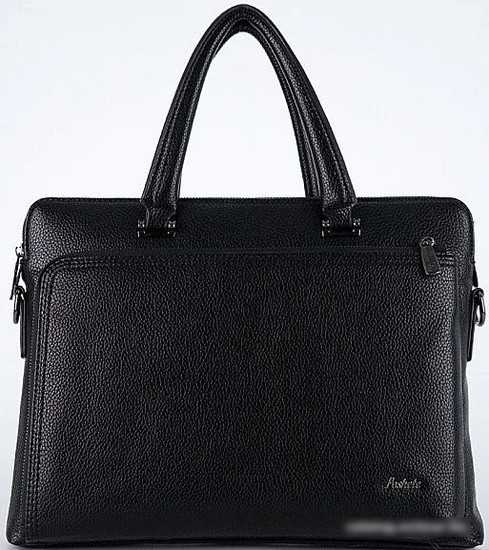 Мужская сумка Poshete 294-2059-3-BLK (черный)