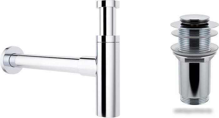 Сифон Wellsee Drainage System 182119002 (сифон, донный клапан, хром)