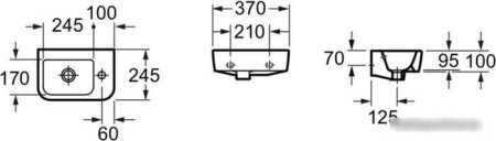 Умывальник Lavinia Boho One 33310001 R