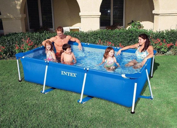 Каркасный бассейн Intex Rectangular Frame 260x160x65 (58980/28271)