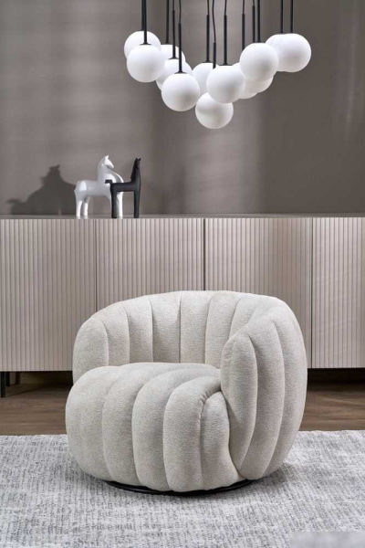 Интерьерное кресло Halmar Fraser (кремовый)