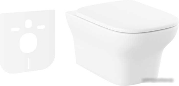 Унитаз Lavinia Boho Bristol Rimless 21010007 (чаша, пневмокрышка, шум-я)