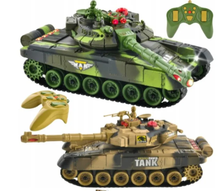 Танковый бой WAR TANK 9993 на радиоуправлении