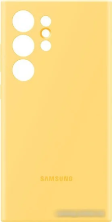 Чехол для телефона Samsung Silicone Case S24 Ultra (желтый)
