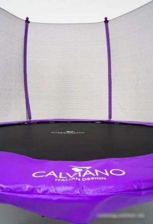 Батут Calviano Outside Master Purple 252 см - 8ft (внешняя сетка, с лестницей)