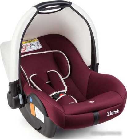 Детское автокресло Zlatek Colibri (бордовый)