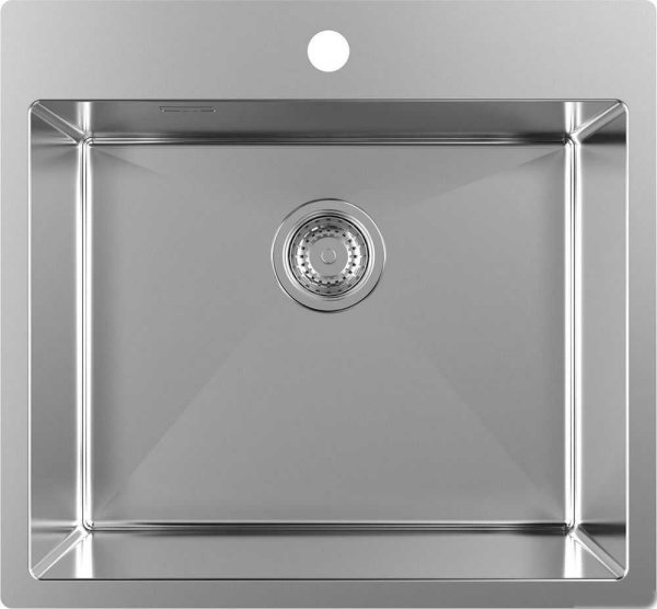 Кухонная мойка Aquasanita AIR 100 N + cмеситель AquaSanita 7763 002 steel