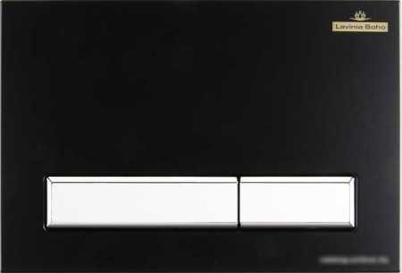 Панель смыва Lavinia Boho Relfix 38050601 (матовый черный/белый)