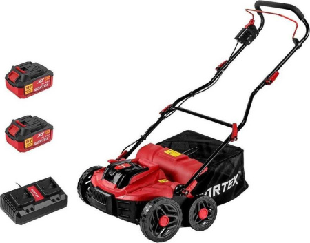 Скарификатор-аэратор Wortex CAE 3736 ALL1 XLT Set 1334877 (с 2-мя АКБ)