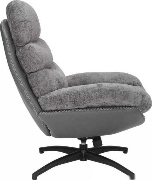 Интерьерное кресло Signal Giselle (серый/серый/черный мат)