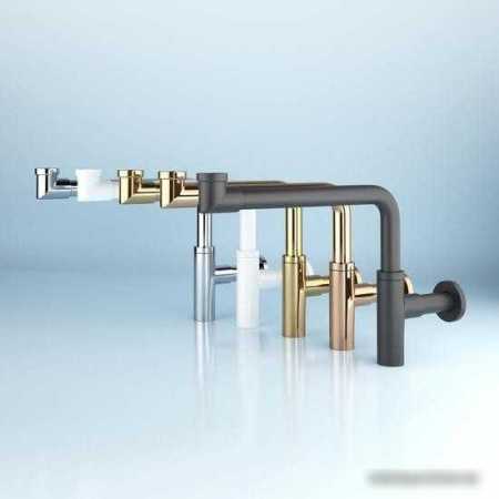 Сифон Wellsee Drainage System 182128002 (сифон, донный клапан, матовый белый)