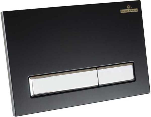 Панель смыва Lavinia Boho Relfix 38050601 (матовый черный/белый)