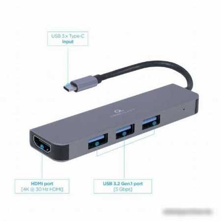 USB-хаб Cablexpert A-CM-COMBO2-01