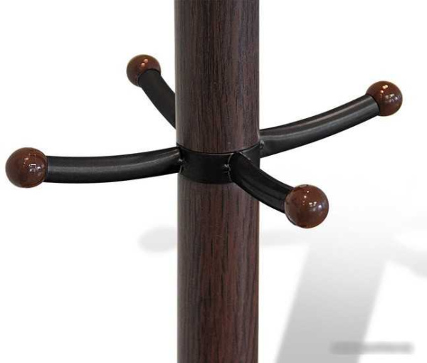 Вешалка для одежды Sheffilton SHT-CR9 903276 (темный орех/мрамор)