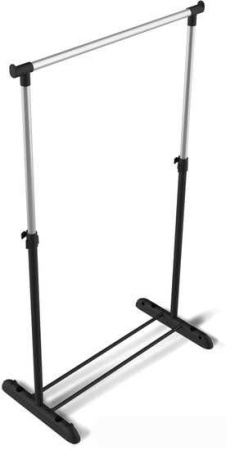 Стойка для одежды Sheffilton SHT-WR4340 898768 (черный/черный муар/хром лак)