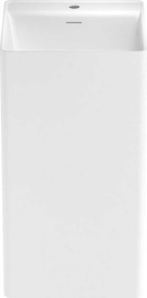 Умывальник Wellsee Pure BY Wellsee 230715000 (отдельностоящий, с отверстием под смеситель, матовый белый)
