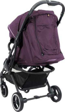 Коляска прогулочная «книга» Nobumi Sigma Муфта черная рама (фиолетовый)