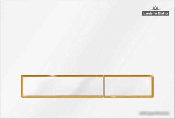 Панель смыва Lavinia Boho Relfix 38050802 (белый/золотой глянец)