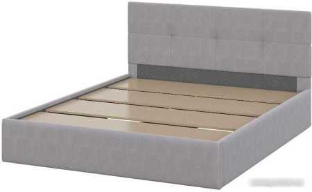 Кровать Mio Tesoro Империал 160x200 (№4/велюр серый)