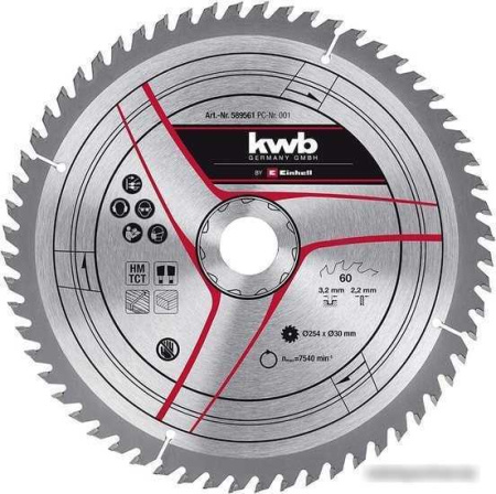 Пильный диск KWB 49589561