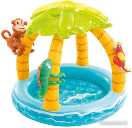 Надувной бассейн Intex Тропики 58417NP (102x86)