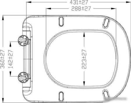 Сиденье для унитаза Lavinia Boho Bell Pro 33290100